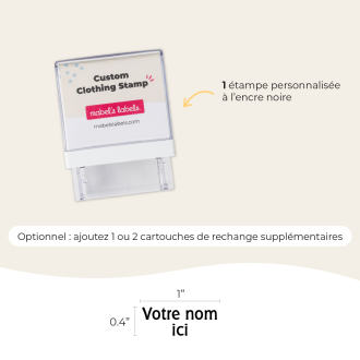 Étampe de vêtements personnalisés vignette 2