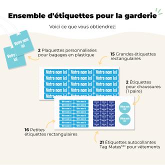 Ensemble d'étiquettes pour la garderie vignette 1