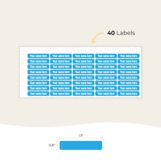 Iron-On Clothing Labels thumbnail 2