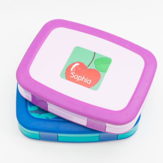 Lunch Box + Name Labels Set