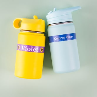 Textured Wraparound Water Bottle Labels thumbnail 1