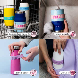 Bands personnalisés pour bouteilles d'eau vignette 6