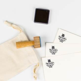 Wooden Return Address Stamp  thumbnail 6