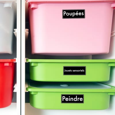 Étiquettes Personnalisables pour la Maison