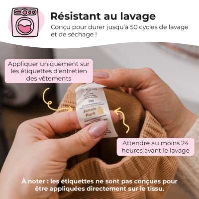 Ensemble d’étiquettes pour bébé