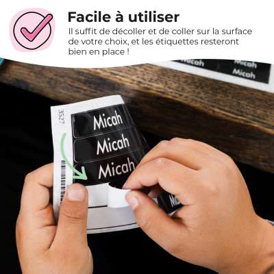Ensemble d’étiquette de base pour la rentrée scolaire