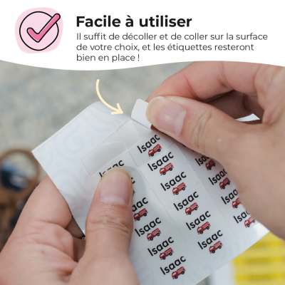 Ensemble d'étiquettes pour vêtements