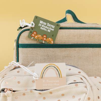 Contact Info Bag Tags