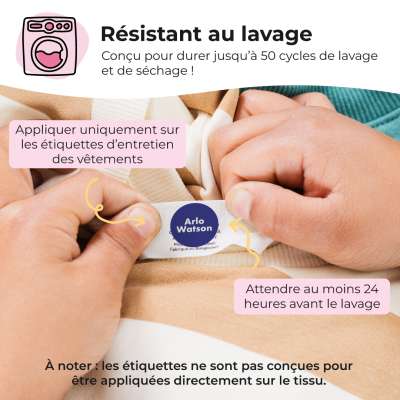 Ensemble d'étiquettes pour Nom de Famille