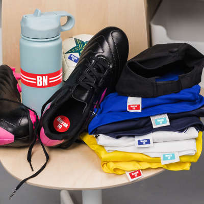 Ensemble d'étiquettes pour Sports de compétition pour enfants