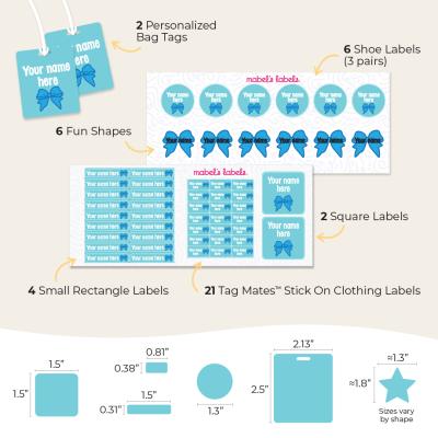 Personalized Dance and Cheer Label Pack