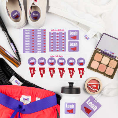 Personalized Dance and Cheer Label Pack
