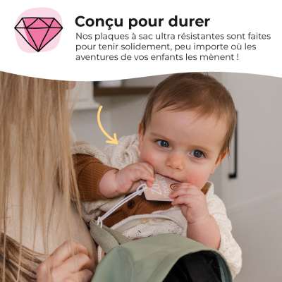 Plaquettes personnalisées pour bagages