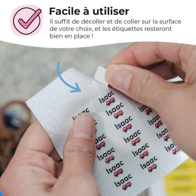 Ensemble d'étiquettes pour vêtements du préscolaire