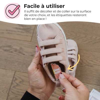 Étiquettes pour chaussures des tout-petits 