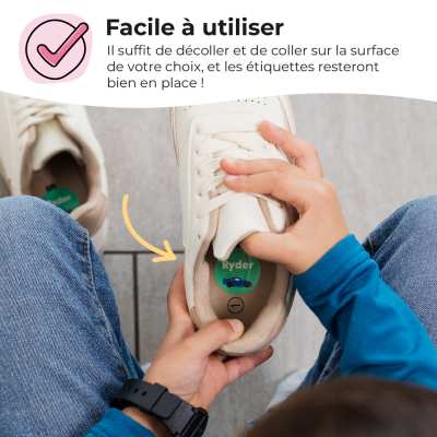 Étiquettes pour chaussures