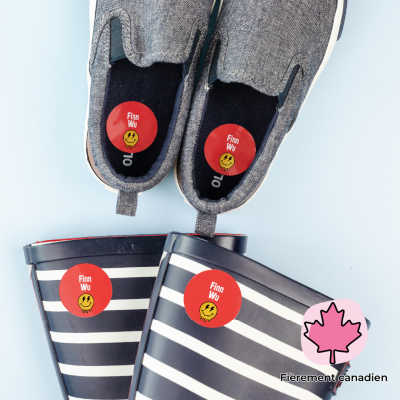 Étiquettes pour chaussures