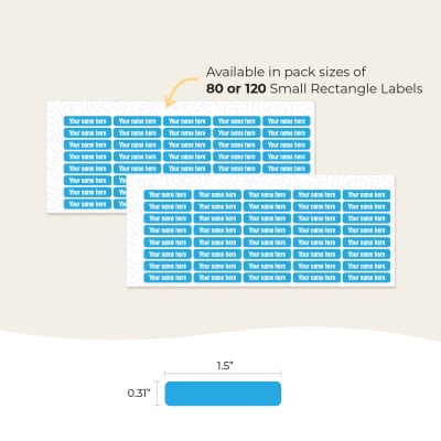 Small Rectangle Labels