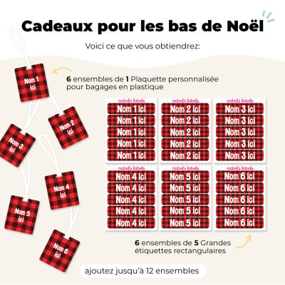 Cadeaux pour les bas de Noël