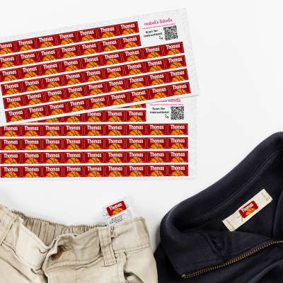 Tag Mates™ Stick On Clothing Labels