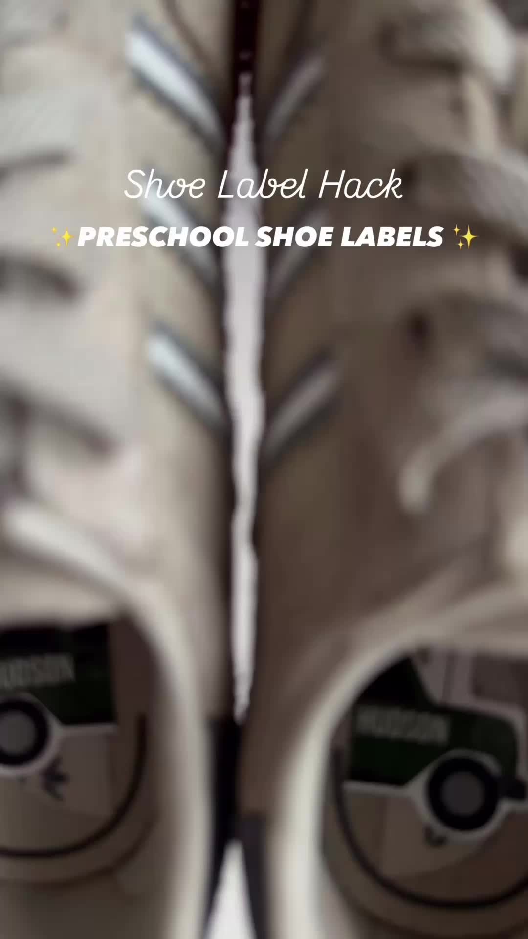 Preschool Shoe Labels video 1