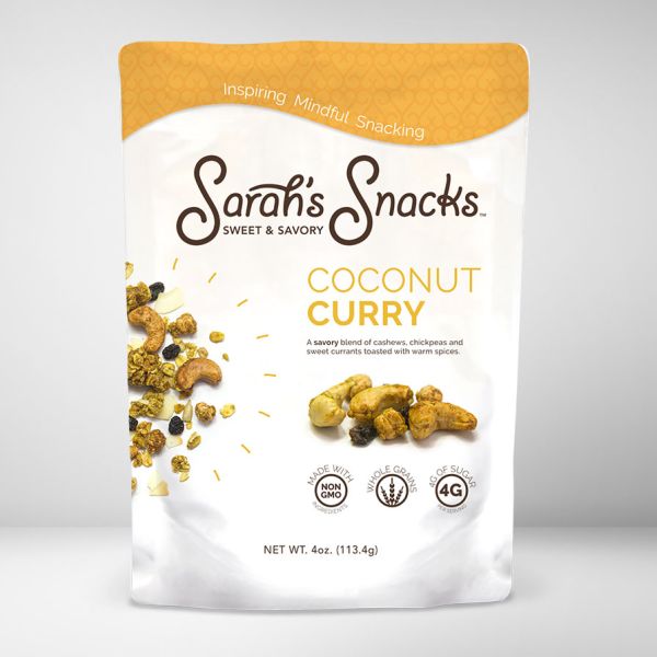 Sarah's savory snacks, snacks, Coconut currant curry (850575004411)