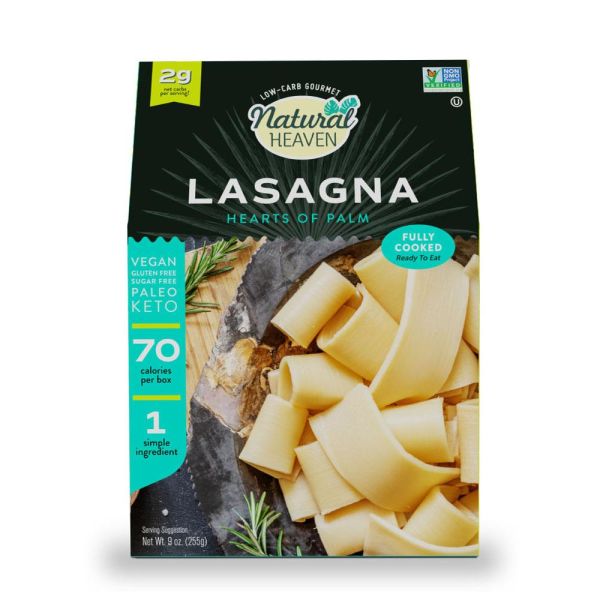 Natural Heaven Pasta Substitute Lasagna Hearts of Palm Noodles Mable
