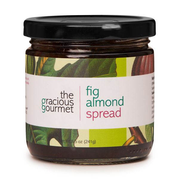 The gracious gourmet Fruit sprd fig&almond (893376001036)