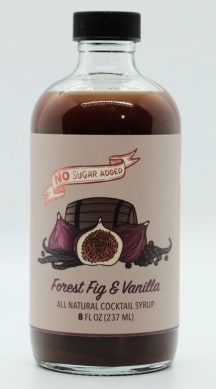 Forest Fig & Vanilla Syrup - NO SUGAR ADDED - Heirloom Bottling Co.