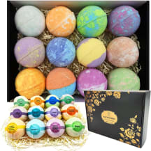 Bath Bombs for Kids - Extra Large 6pc Organic Bath Bombs with