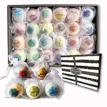 Bulk Organic Bath Bombs Gift Set. Wedding Favors & Party Favors