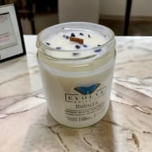 Wood Wick Crystal Soy Candle - Fireside Cider