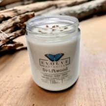 Wood Wick Crystal Soy Candle - Fireside Cider