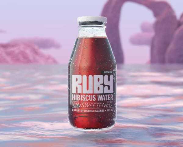 Fuji Apple Sparkling Hibiscus Water