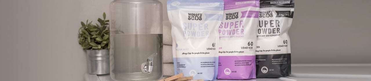 Molly's Suds Super Powder Laundry Detergent, Ocean Mist