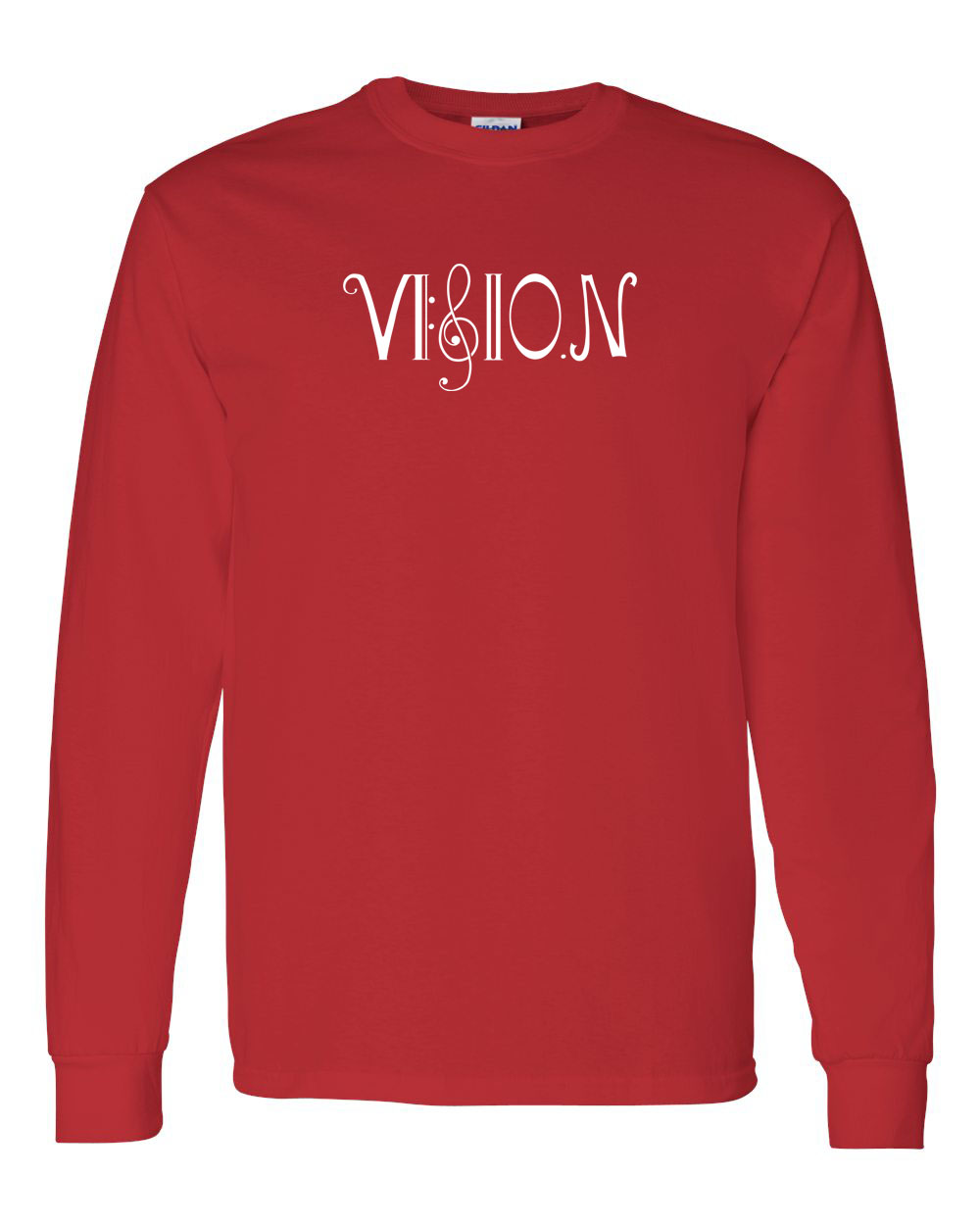 Red Vision Cotton Long Sleeve T-Shirt