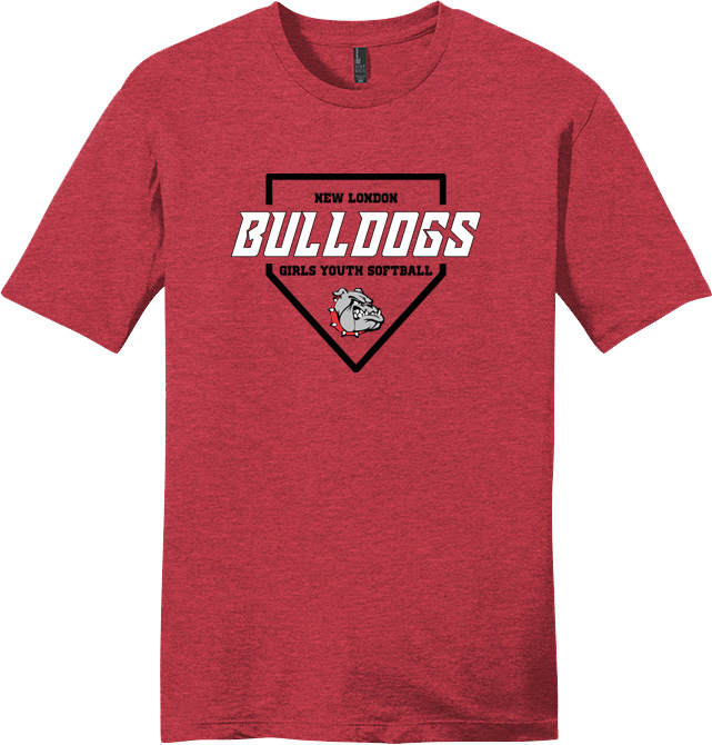 Heathered Red 2023 Plate Soft Feel T-shirt