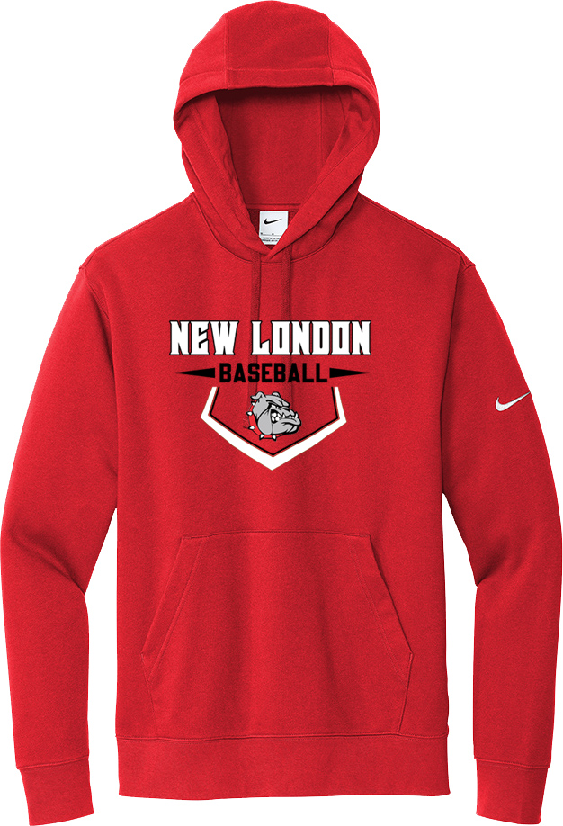 University Red NL Baseball Base Nike Pullover Hoodie