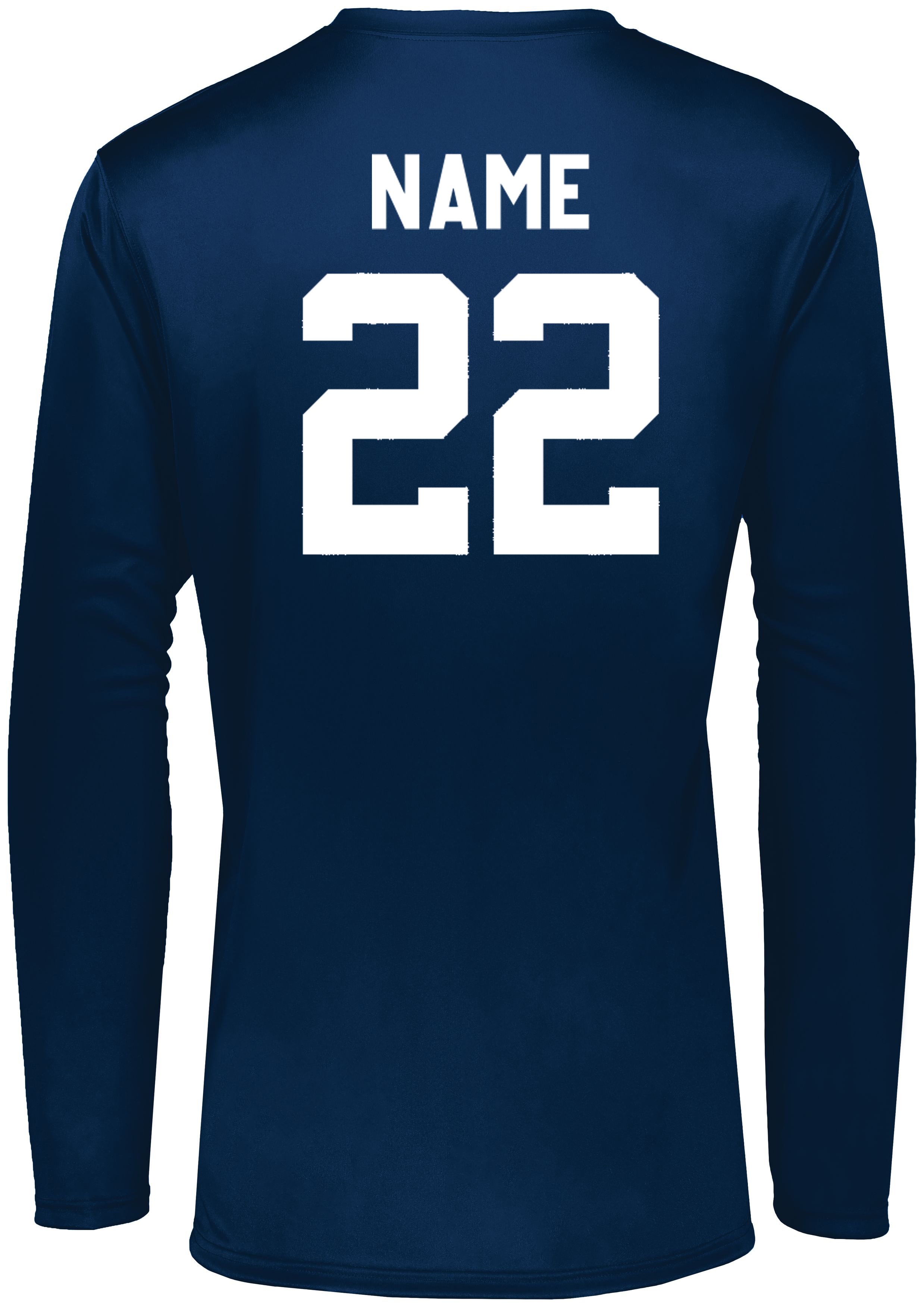 Navy Performance Long Sleeve Tee 2