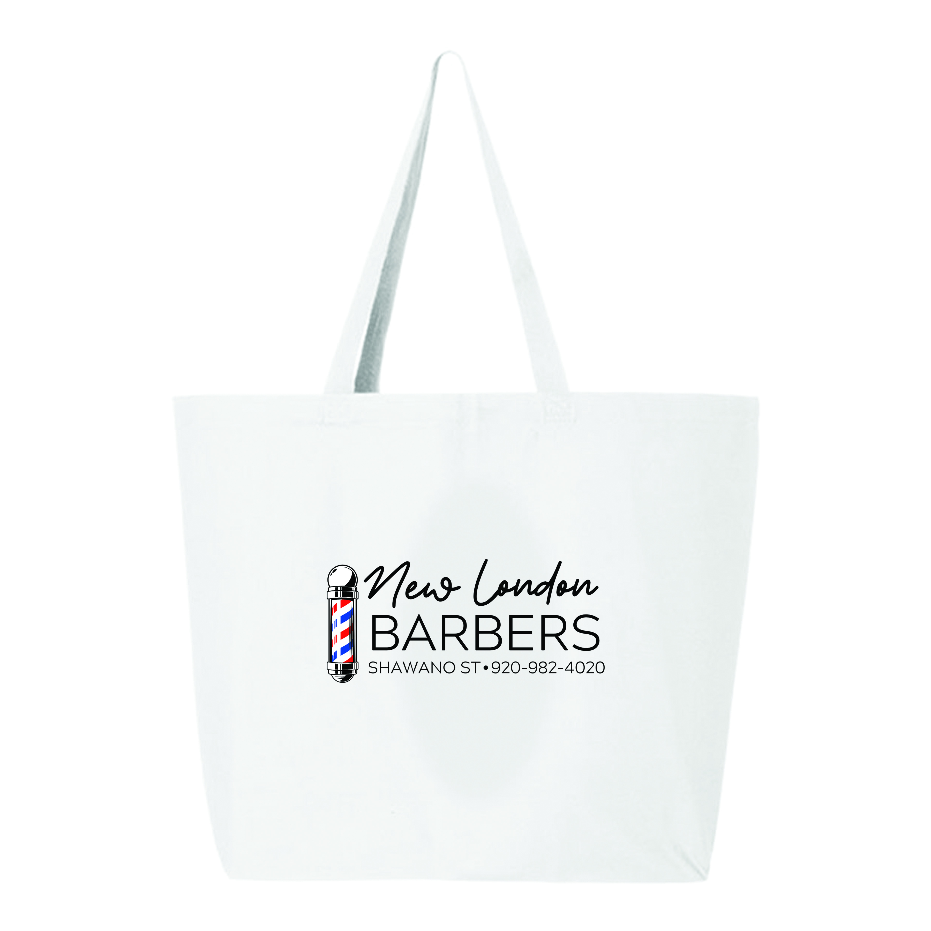 White NL Barber Jumbo Tote 