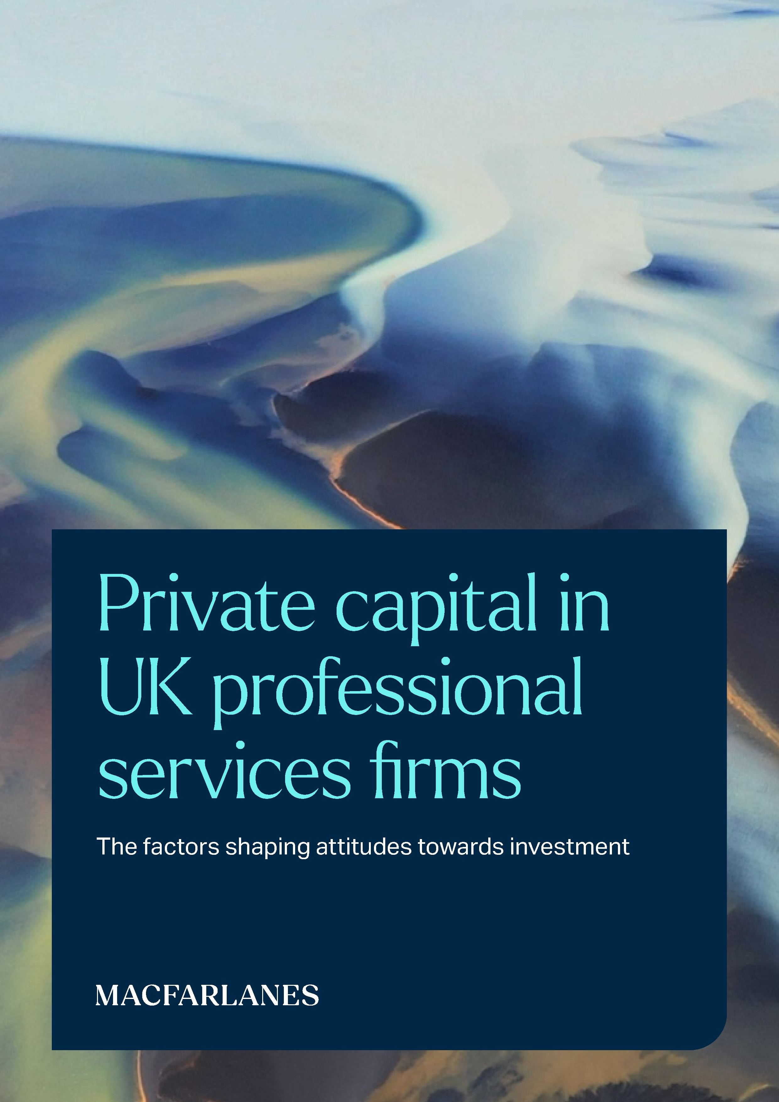 Private capital in UK professional services firms – report cover