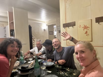 Maciek with Andrej in Villanova