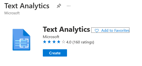 A picture of the Text Analytics icon as shown on Azure Portal.