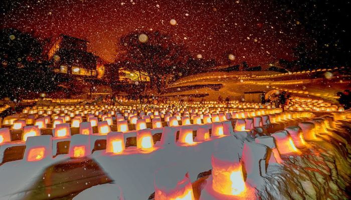 幻想的な一夜を 青根温泉雪あかり で体験 19年 アクセスなどの最新情報