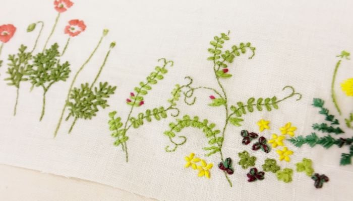 花の刺繍を初心者でも簡単に縫う方法！おすすめの花柄図案とその縫い方も！