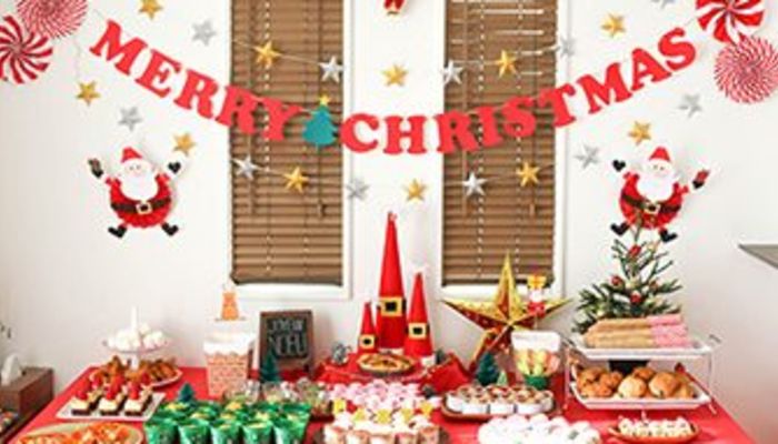 クリスマスのホームパーティーアイデア 簡単な飾りや料理を紹介