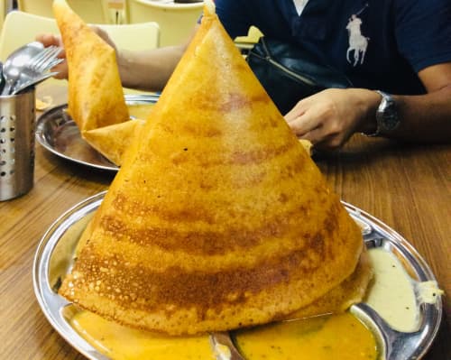 シンガポール リトルインディア トライアングルドーサ