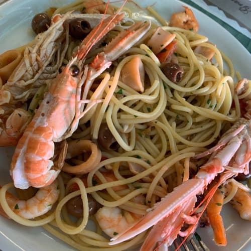 リグーリア風魚介のスパゲッティー ミラノ