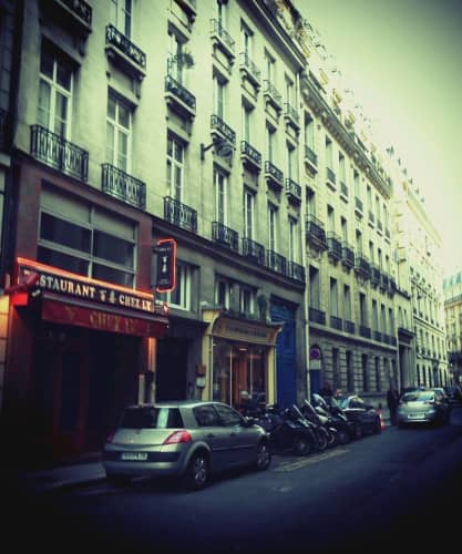 フランスの路地