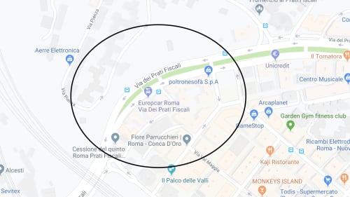 プラーティ・フィスカーリ 周辺地図